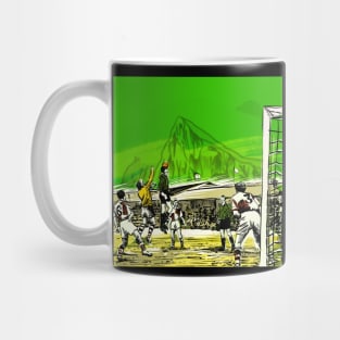 Football on the Rock Mug